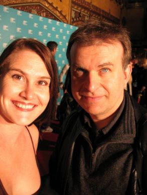 Wendy Dent with Lynden Barber, previous Sydney Film Festival director